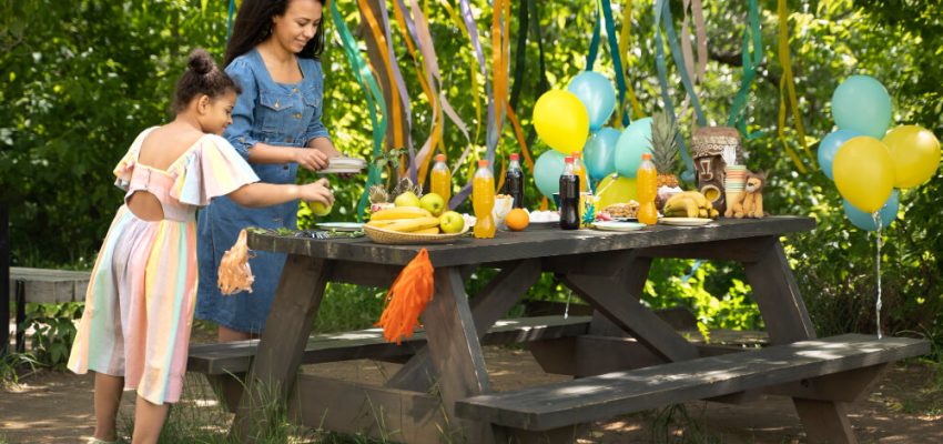 עיצוב גינה פרטית ליום הולדת